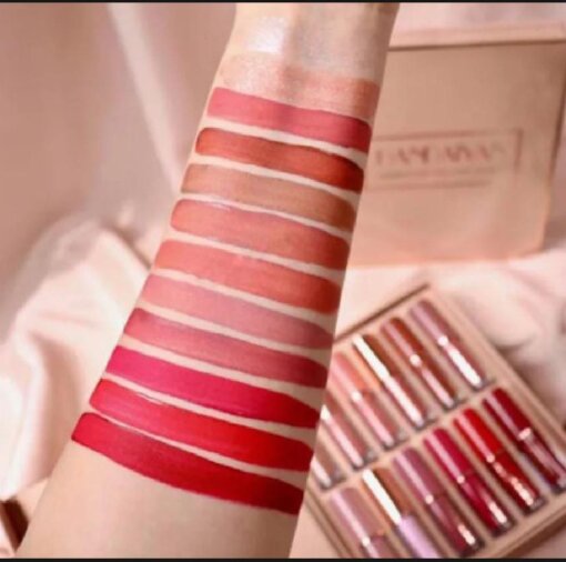Crazy Girl - 12 Matte Colors Liquid Lipstick Box - 2.5ml*12pcs