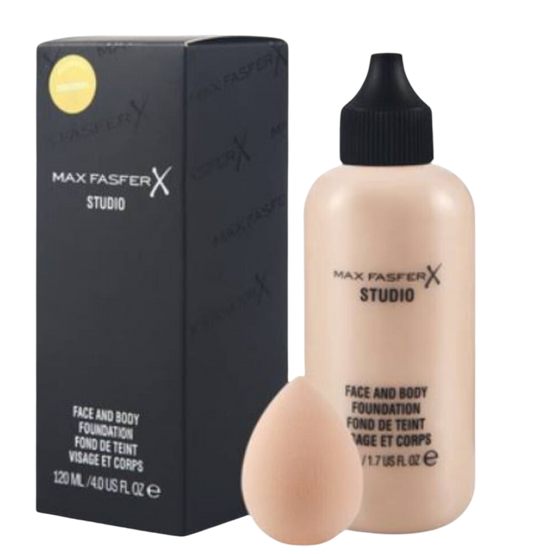 MAT Beauty Maxfasfer Studio Fix Face and Body Liquid Foundation – Flawless All-Day Coverage